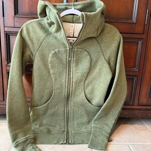 Lululemon Scuba Hoodie - Heather Green - Like New